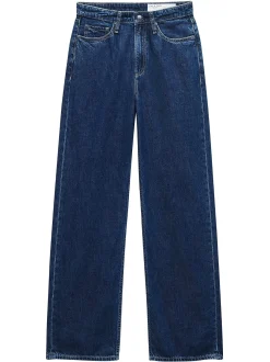 Featherweight Logan Mid Rise Wide Leg Jeans
