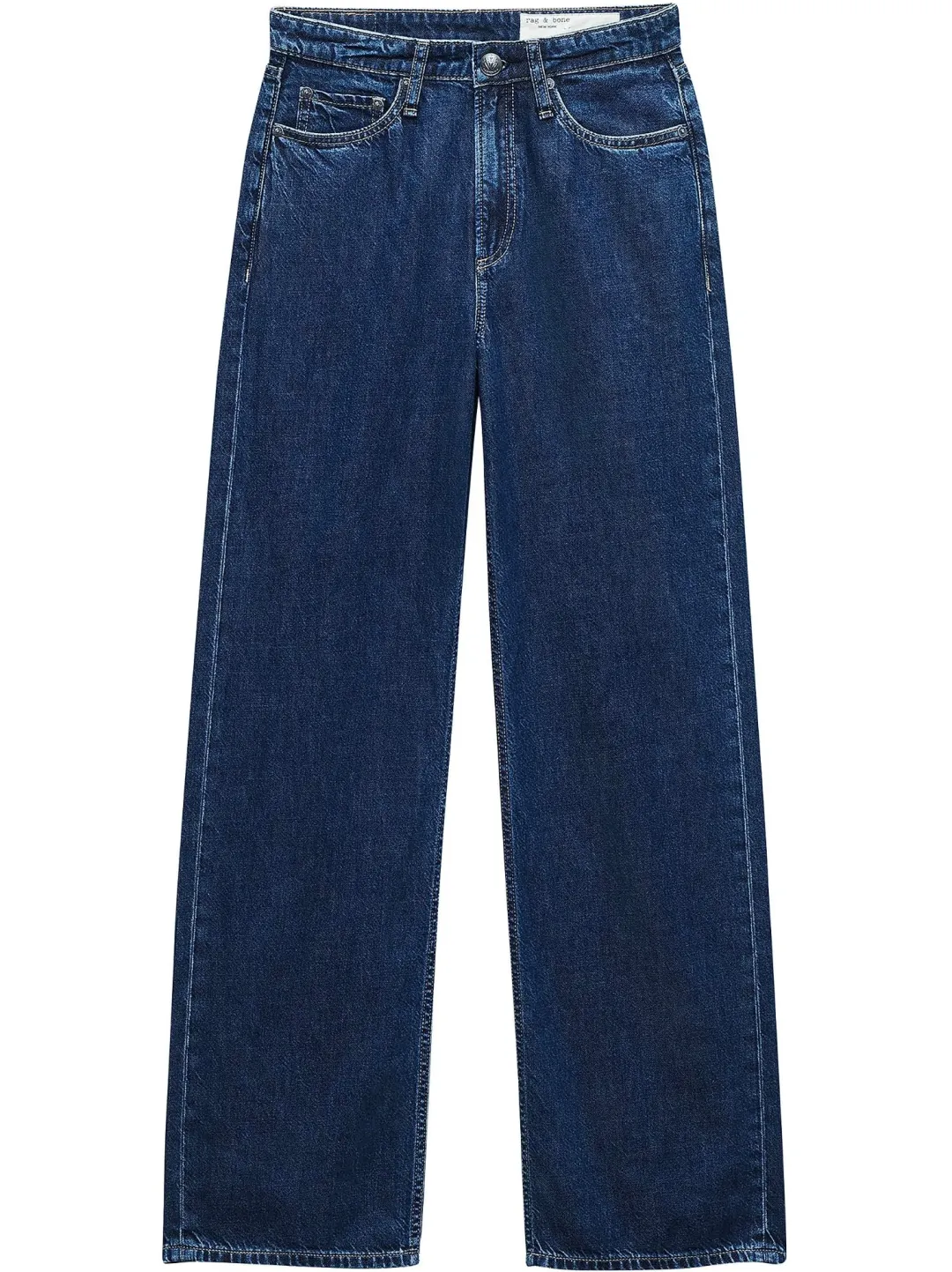 Featherweight Logan Mid Rise Wide Leg Jeans