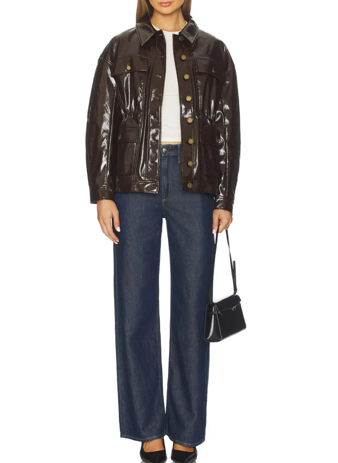 Featherweight Logan Mid Rise Wide Leg Jeans