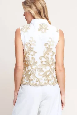 Francen Embroidered Top
