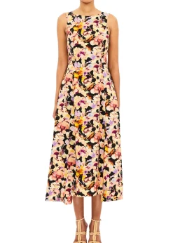 Georgia Cotton Midi Dress