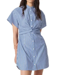 Gretchen Stripe Poplin Dress