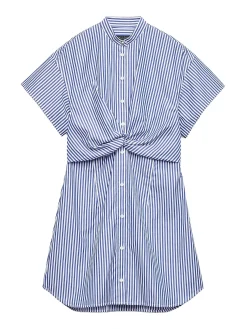 Gretchen Stripe Poplin Dress