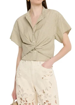 Gretchen Stripe Poplin Shirt