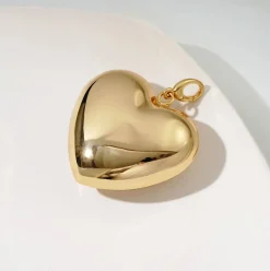 Heart Of Gold Bag Charm