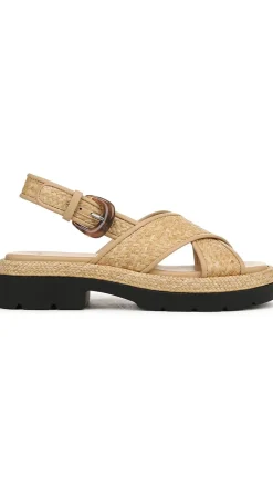 Helena Raffia Sandal