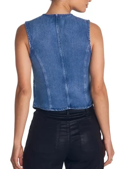 High Neck Fitted Vest