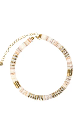 Jaipur Cream Seashell Puka Necklace