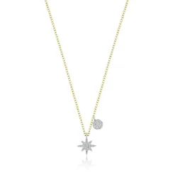 14k Starburst Necklace