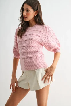 Kaelia Short Sleeve Sweater