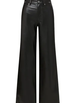 Kasey Mid Wide Leg Vegan Leather