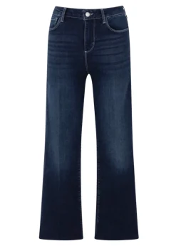 Kendra High Rise Crop Flare Jeans