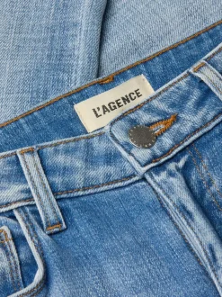 Kendra High Rise Crop Flare Jeans