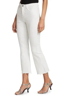 Kendra High Rise Crop Flare Jeans