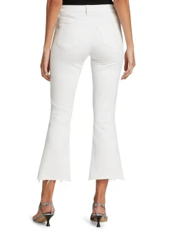 Kendra High Rise Crop Flare Jeans
