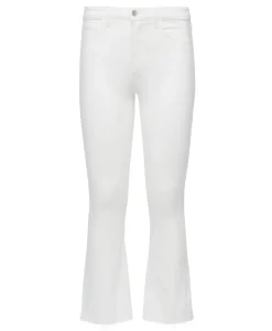 Kendra High Rise Crop Flare Jeans