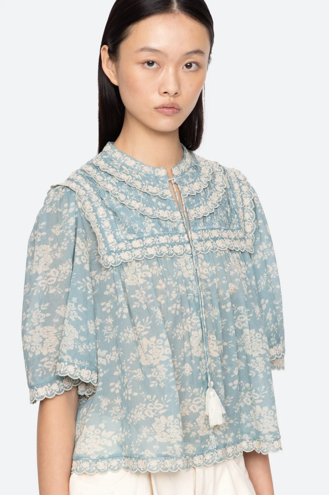 Kirsten Print Short Sleeve Top