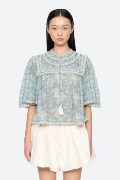 Kirsten Print Short Sleeve Top