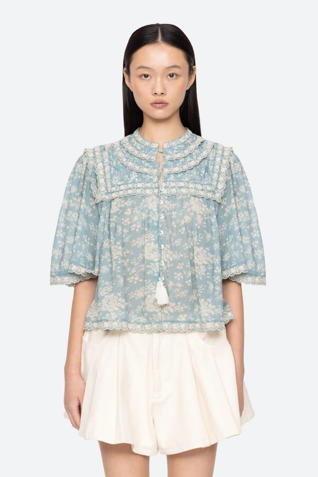 Kirsten Print Short Sleeve Top