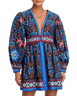 Latina Scarf Black Mini Dress