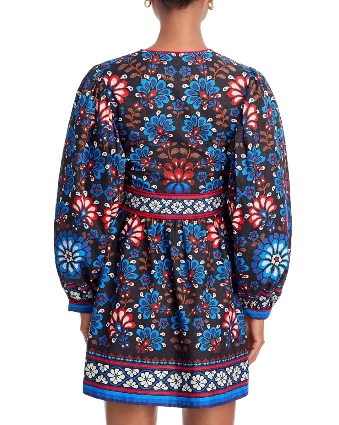 Latina Scarf Black Mini Dress