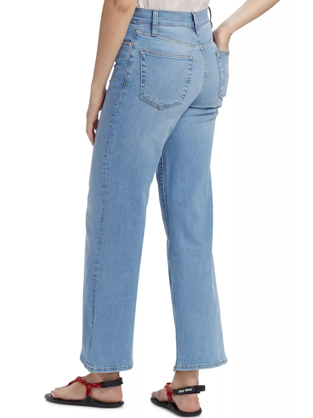 Le Slim Palazzo Jeans