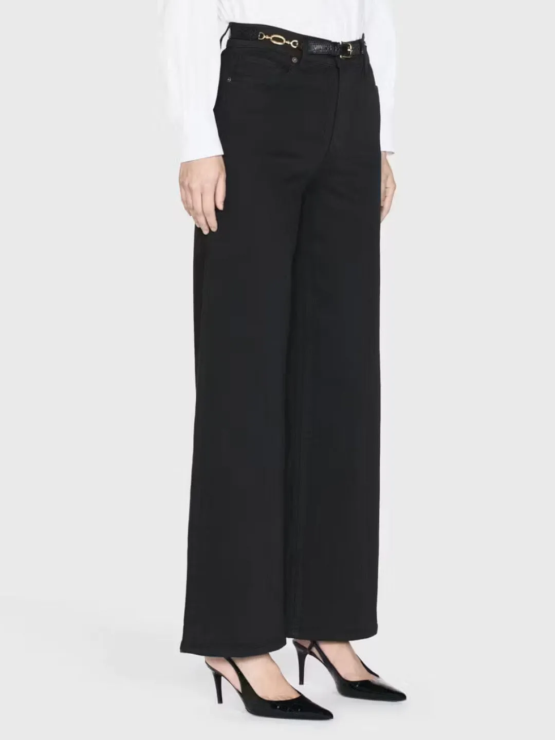 Le Slim Palazzo Jeans