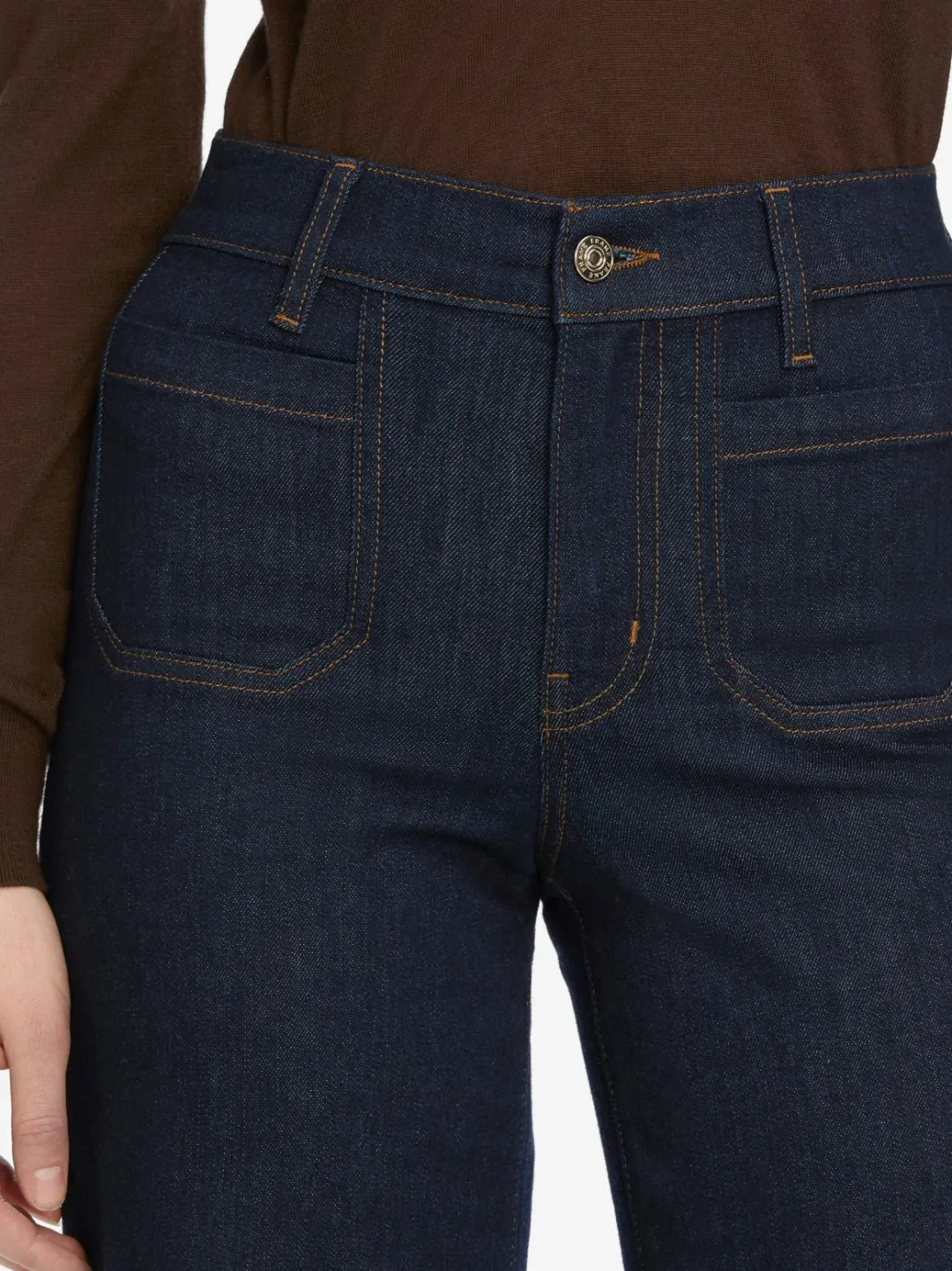 Le Slim Palazzo Modernist Pocket Jeans