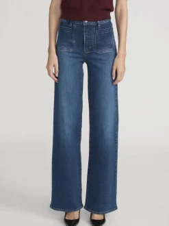 Le Slim Palazzo Modernist Pocket Jeans