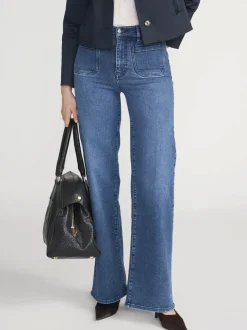 Le Slim Palazzo Modernist Pocket Jeans