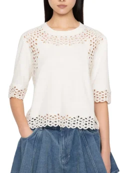 Leila Eyelet Sweater