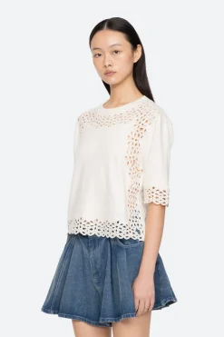 Leila Eyelet Sweater