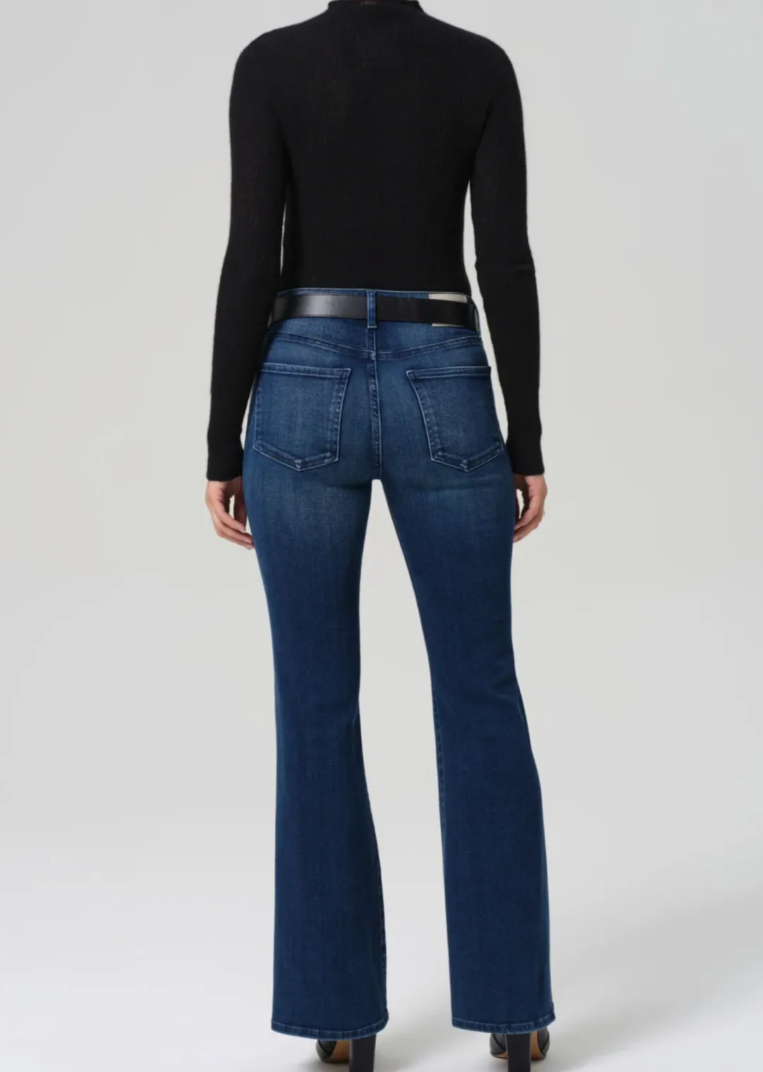 Lilah Flare Jeans With Welt Pocket