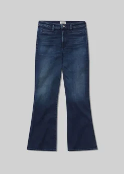 Lilah Flare Jeans With Welt Pocket