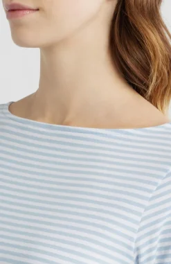 Long Sleeve Boatneck Tee