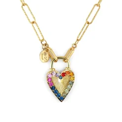 Love Explosion Lock Pendant