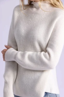 Luxe Cashmere Seamless Mock