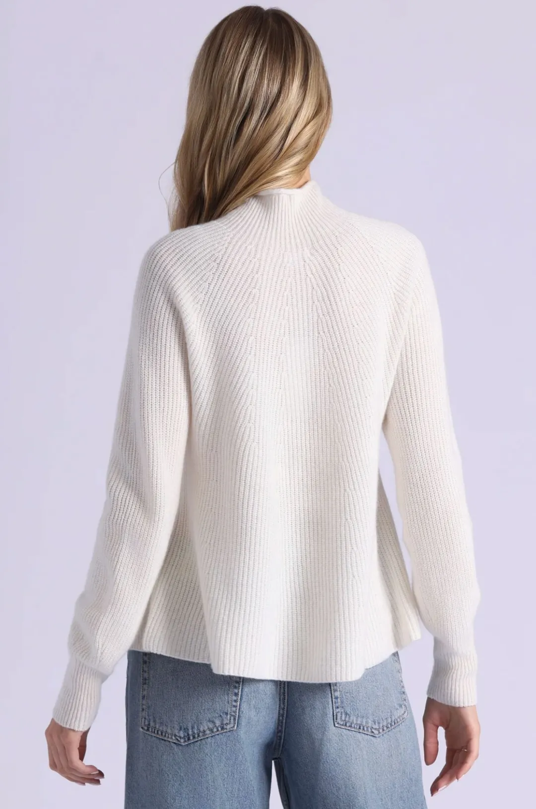 Luxe Cashmere Seamless Mock