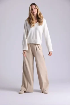 Luxe Cotton Blend Boxy V