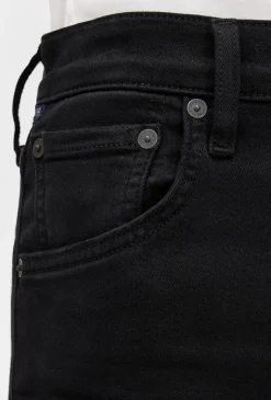 Lyra Long Wide Leg Jeans in Plush Black