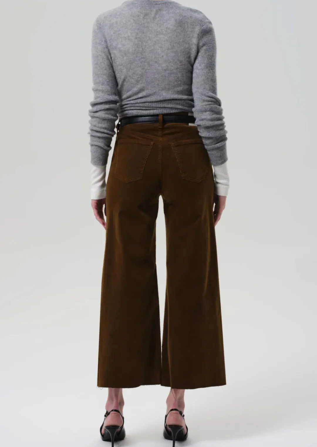 Lyra Wide Leg Crop Corduroy