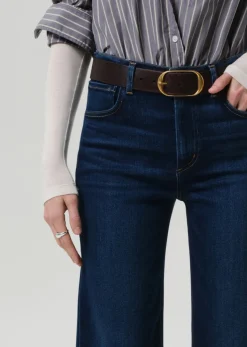 Lyra Wide Leg Crop Jeans in Dakota