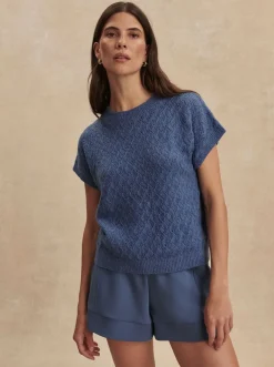 Manae Pointelle Knit Top