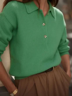 Marlie Polo Knit Sweater