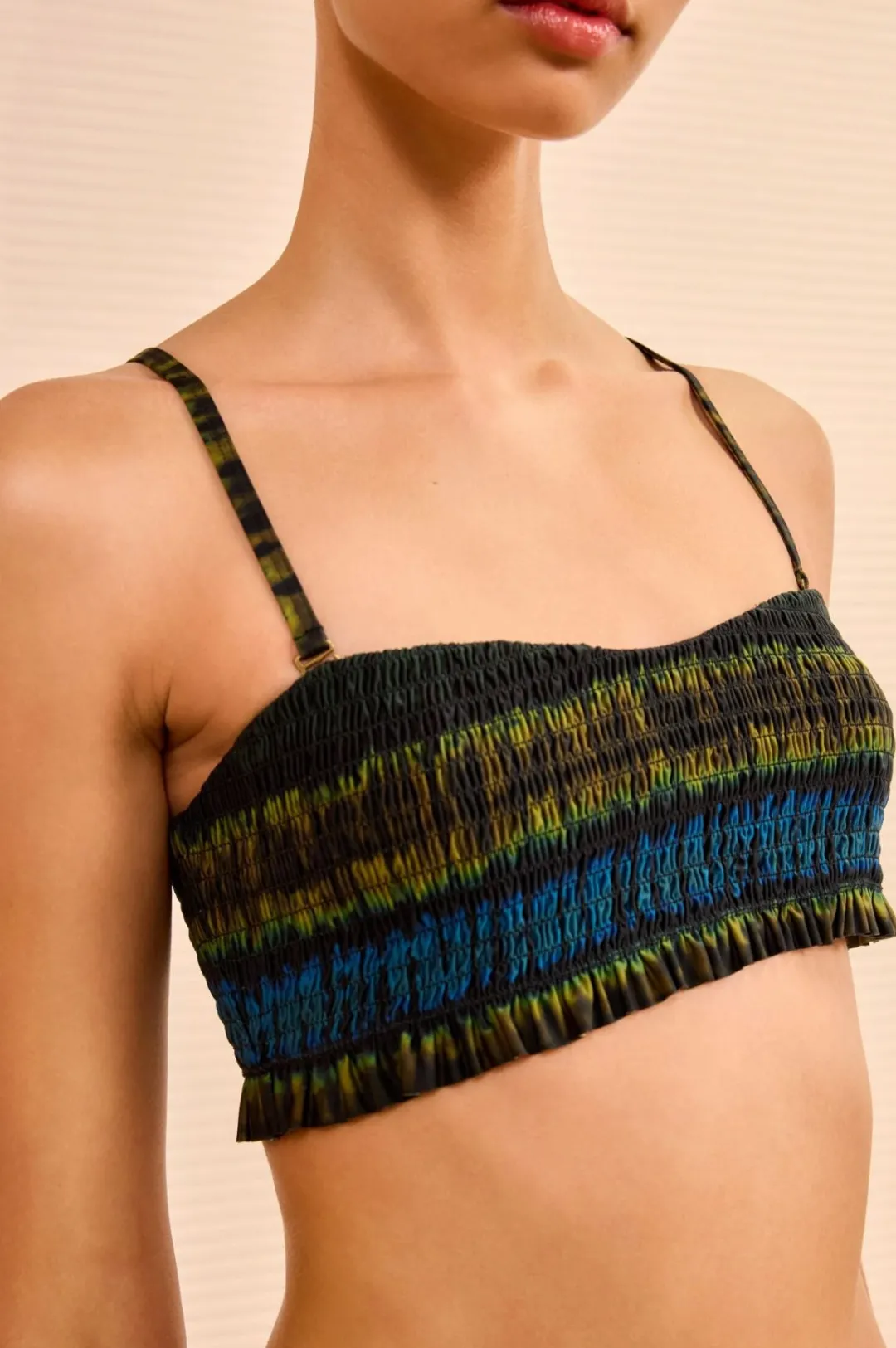 Marseille Smocked Bikini Top