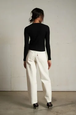 Maureen Rib Fitted Cardigan