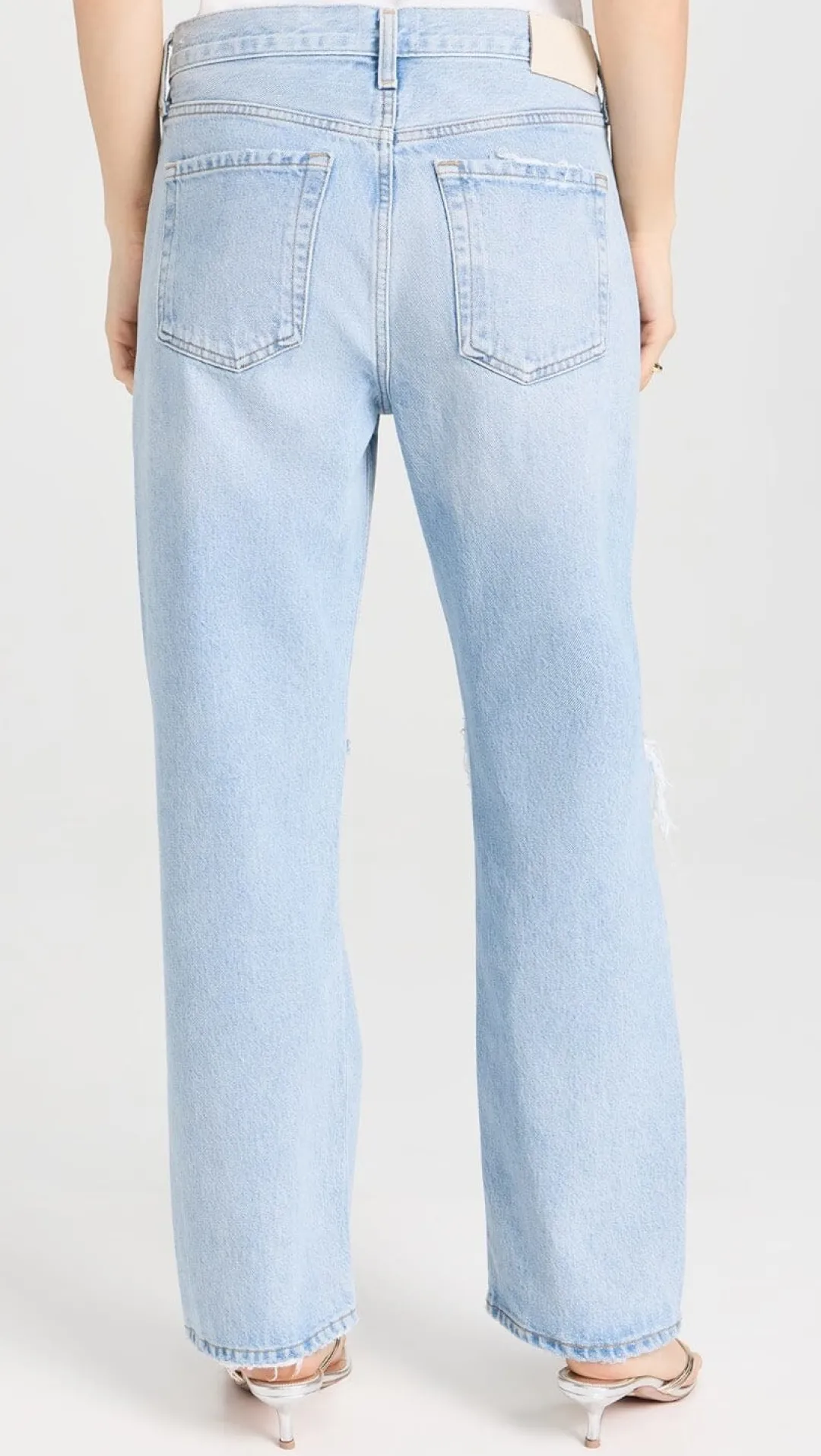 Neve Low Slung Relaxed Jeans in Pagoda