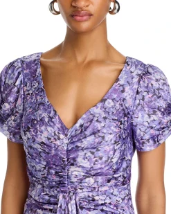 Painted Hydrangea Walker Dress