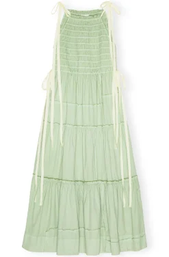 Patchwork Maxi Smock Slip Dres