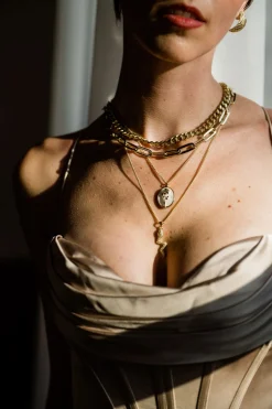 Pave Crystal Snake Necklace